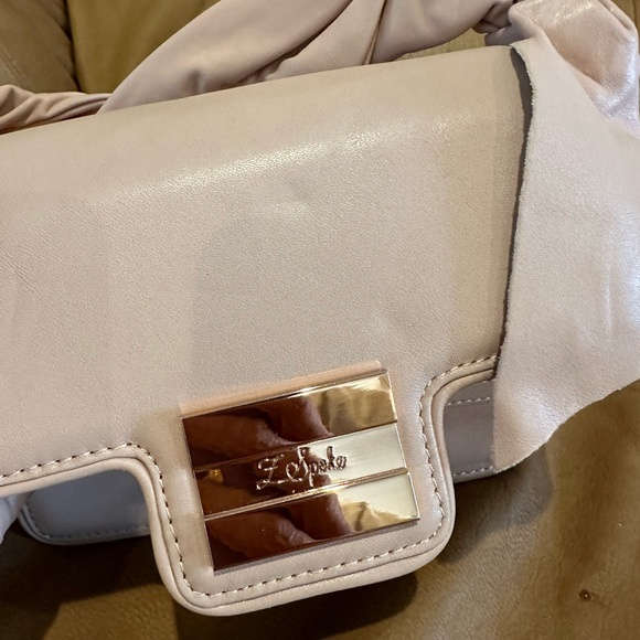 Zac Posen “Z Spoke” Small Handbag “Blush Lamb” NWT & Dust Bag - Picture 9 of 10